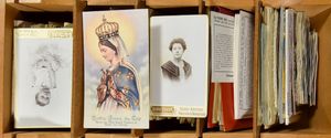 VARIA: Chromo's, prentjes, religie, sigarenbanden, plakboek dynastie, doodsprentjes, enz.