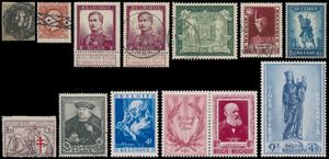 1849/1967 Verzameling in 2 Victoria albums, w.o. stempels, reeksen (dikwijls dubbel verzameld * + gest.), zm/m/ntz