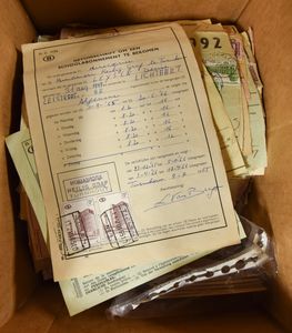1935/1990 Gevarieerd lot met 5kg (!) vrachtbrieven, zm/m