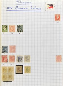 Between n° 7a and 3085, collection on sheets including souvenir sheets and bit back of the book, vf/f/to be checked (High catalogue value)