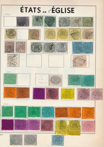 1851/1862 Mooie verzameling op albumbladen met veel betere zegels, w.o. Kerkenstaat, Modena, Napoli, Sicilia, Sardinia, Toscana, bevat vervalsingen, maar zeer veel origineel, zm/m/ntz (Enorme cataloguswaarde)