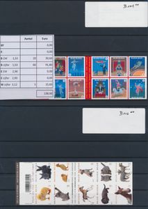 1997/2011 Kleine samenstelling boekjes, zm (Frankeerwaarde: €138)