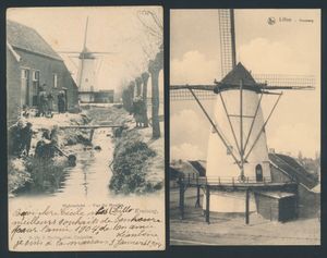 Lillo, including 3x Hoelen, also harbour and village views + mill (14 items)