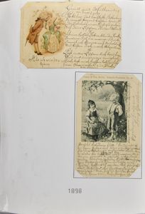 Kinderen, prachtige samenstelling, 1898/1907, in ordner (268 stuks)