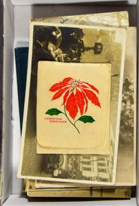 Merendeel familiefoto's + een penning (21 stuks)