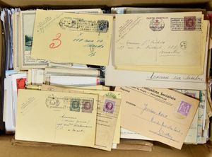 Duizendtal brieven om te sorteren, voornamelijk België