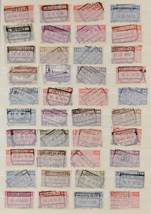 1992/1990 Samenstelling +/-1240 zegels met mooie stempels, geen grote stations, zm/m