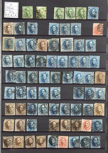 Nr. 13/16 Sammlung von Hunderten von Marken (hauptsächlich 14 und 15), häufigste Abstempelungen, wunderbares Plattensammler-Material, einwandfrei/schön/zu kontrollieren
