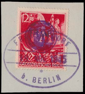 Ab 1945, Reichs-Nr. 909/10 mit Aufdruck 
