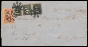 1866 Prachtige brief 
