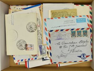 Between 1930 and 1990, Algeria (32 items), Morocco (39 items) and Tunisia (41 items), including airmail letters, 112 items, vf/f/to be checked