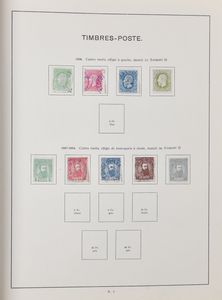 1886/1931 Small collection hinged in binder, f