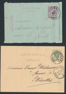 1875/1977 Samenstelling +800 PWST, w.o. betere stempels, zm