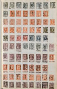 1894/1930 Verzameling van A-Z in boek, zm/m/ntz