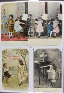 Kunst, muziekinstrumenten, zeer mooi lot, alle oudere (+/-250 stuks)