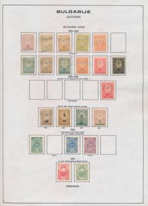 1889/1948 Verzameling op albumbladen, waarbij volledige reeksen en dubbels, ook betere, zm/m/ntz