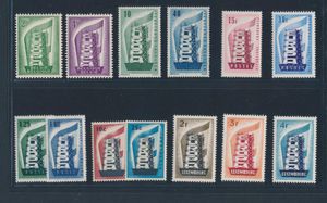 Ganzes Jahr 1956 (6 Länder), einwandfrei (Yv. 565 €)
