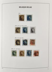 1849/2006 Startverzameling in 4 Davo albums (bladen tot 2011) w.o. volledige reeksen en blokken, overwegend gest., zm/m/ntz