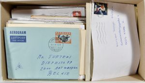 1937/1992 Luchtpostbrieven, aangetekend, enz., 194 stuks, zm/m/ntz