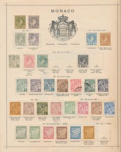 1885/1993 Old collection on album leaves (leaves) from 1° emission, mostly good quality, vf/f/to be checked