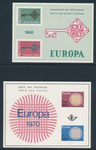 1968/1977 Samenstelling 9 LX Europa CEPT, zm (OBP €900)