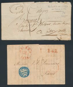1717/1883, collection de précurseurs, de plusieurs points de départ, tels que 