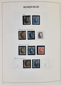1849/2001 Verzameling in 3 Davo albums, w.o. klassiek, stempels, veel reeksen, nominaal, SP, zm/m/ntz