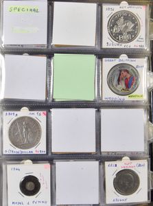 MUNTEN: Groot-Brittannië, verzameling in 3 mappen, nettogewicht zilver: 575gr.