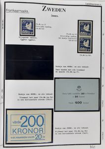 1940/2001 Mooie gespecialiseerde verzameling in 4 Davo albums met alle paren, een groot aantal boekjes w.o. zeer goede, zm (Hoge cataloguswaarde)