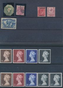 Diversen op kaartjes met betere zegels, vanaf klassiek, gemengde kwaliteit, zm/m/ntz
