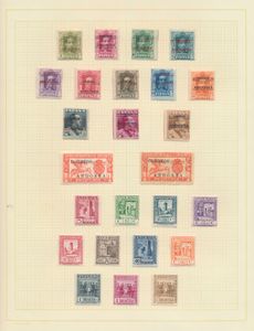 1928/1938 Mooie verzameling op albumbladen, w.o. Yv. 1/14, 21B, 25A, 26A, zm/m (Hoge cataloguswaarde)