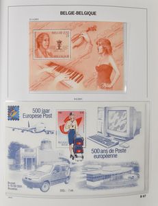 2000/2008 Verzameling blokken in Davo LX album, zm (OBP +€650)