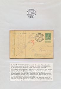 1915 Entiers postaux 