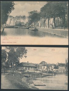 Sluis, zeer mooie stadszichten en waterkant, w.o. 2x Suggs (22 stuks)