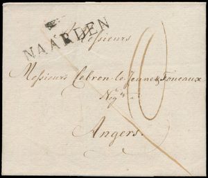 1815 Vorläufer von Naarden nach Angers/Frankreich, 