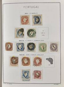 1853/1974 Zeer gevulde verzameling in album met beter klassiek (gemengde kwaliteit), zm/m/ntz (Hoge cataloguswaarde)