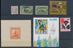 1886/1984 Collection in 1 Prinet album including Congo Belge */0, 1886/1960 including souvenir sheets, Mols overprinted Ruanda-Urundi 1916/1962 * and Republic of Congo 1960/1984 **, fine item, vf/f/to be checked