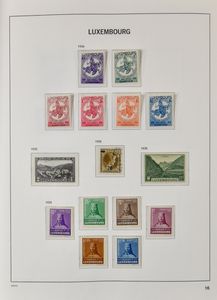 1865/1993 Sammlung im Davo-Album mit einigen besseren Sätzen, einwandfrei/schön/zu kontrollieren