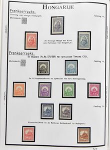 1913/2001 Verzameling in 6 Davo albums vrijwel geheel postfris met o.a. betere reeksen en blokken, zm
