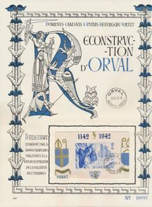 1940/1944 Voorraad HK, waarbij veel Orvalblokjes, zm/m/ntz