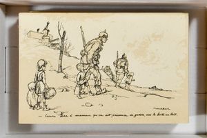 Punch war cartoon + één originele verpakking (26 stuks)