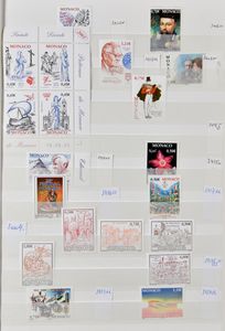 1885/2009 Collection in 2 stockbooks and 4 Safe albums, including 73/103 **, 140/53 *, Red Cross with overprint **, TX, souvenir sheets, preos, vf/f/to be checked