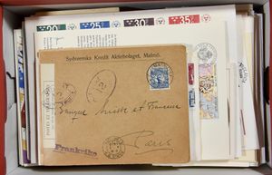 Tussen jaren 1916 en 1987, w.o. eerstedag, luchtpostbrieven, etc., 272 stuks, zm/m/ntz