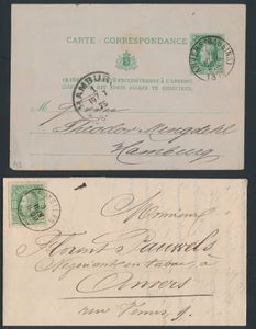 Verzameling brieven van 50 stuks met n° 30 