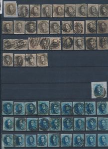 N° 10/10A (31x), 11/11A (75x) en 12 Mooie griffen, geburen, enz., m/ntz
