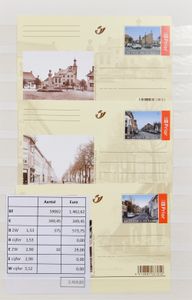 1963/2006 Samenstelling met dubbels in 6 insteekboeken, w.o. BK en enkele ATM-FDC, zm (Frankeerwaarde: €2.414)