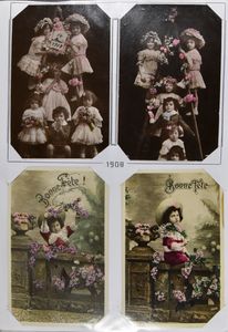 Kinderen, 1908/1911, mooie samenstelling (370 stuks)
