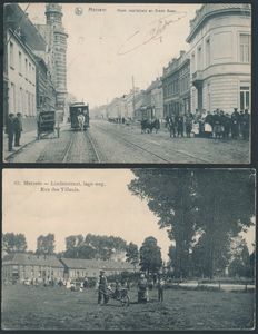 Very nice cards, including Lindenstraat, horse tram Vaartstraat, etc. (4 items)