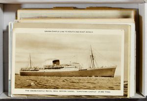 Scheepvaart, w.o. boekje CMB (10 ZK), diverse schepen, mooie samenstelling (60 stuks)