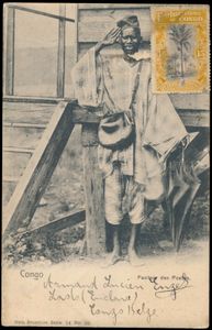 1905 Illustrated card franked with N° 20 
